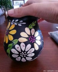 创意陶指艺陶土花系彩色DIY陶罐新品上市