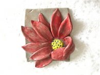 红豆沙色花--创意手工陶艺店的分享