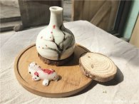 梅花瓶陶瓷作品，陶艺生活馆的分享