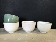 手工DIY陶艺店分享清雅风小茶杯陶瓷作品