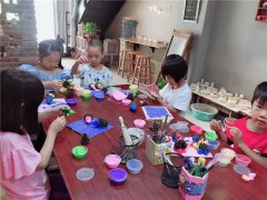 手工陶艺DIY店暑假会员手工课程开课啦！